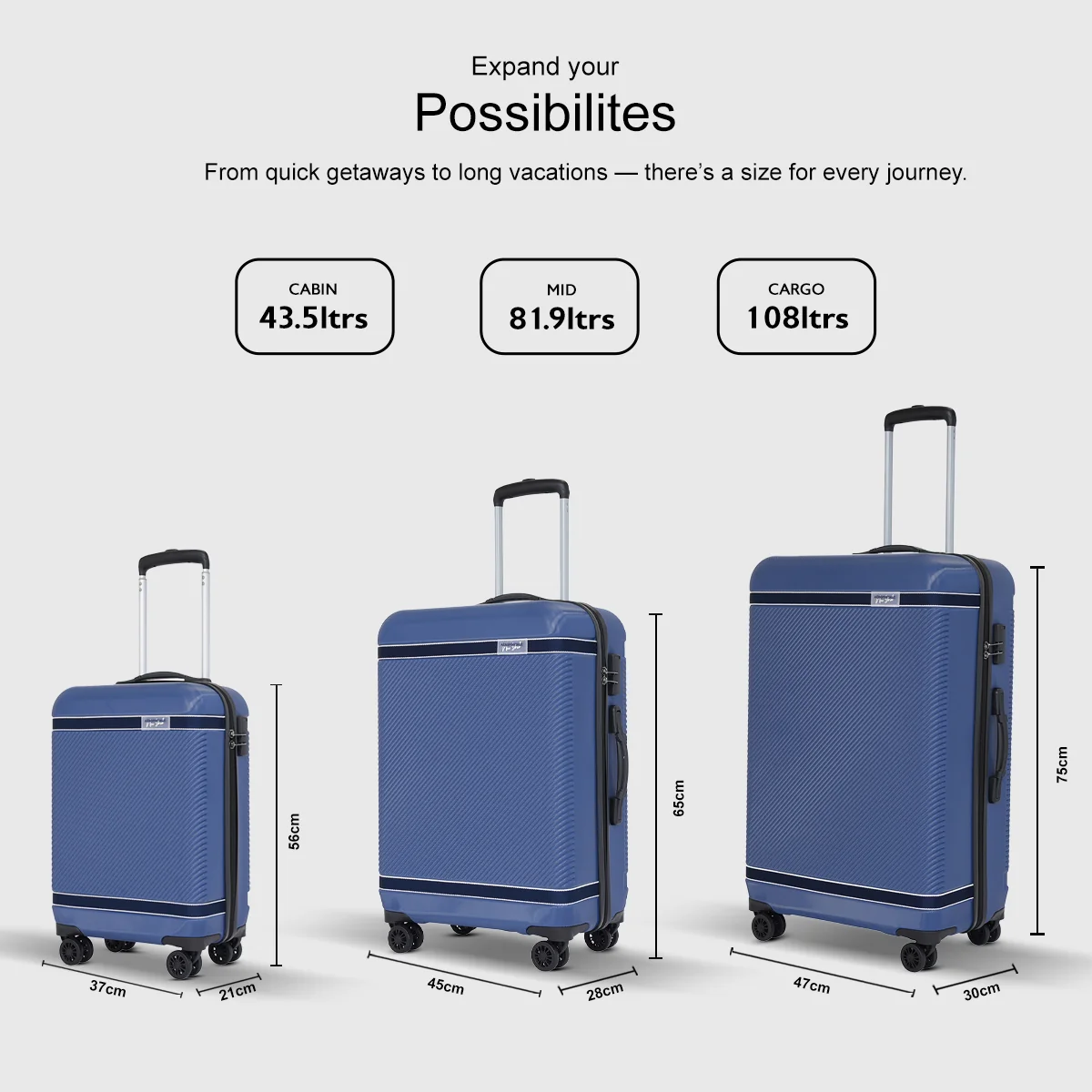 Aeropostale Denver Hard Luggage - Image 21