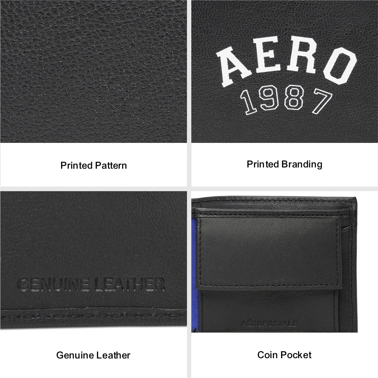 Aeropostale Fairfield Men's Global Coin Wallet - Image 7