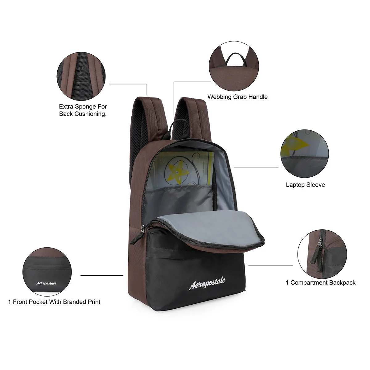 Aeropostale Orson Non Laptop Backpack - Image 4
