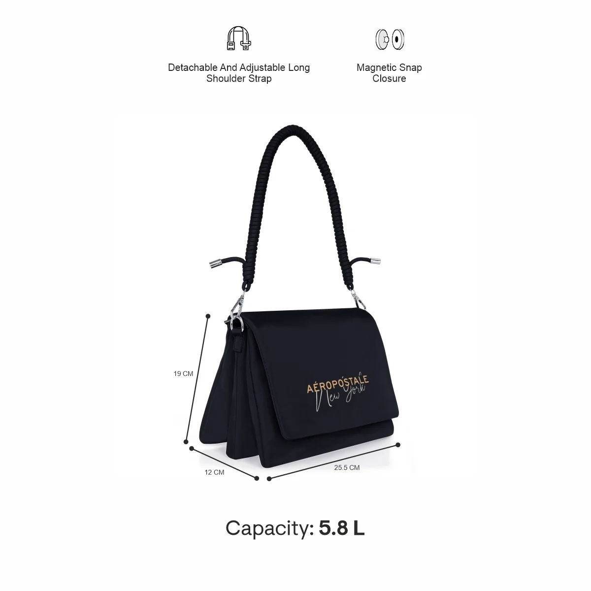 Aeropostale Porsuk Shoulder Bag - Image 3
