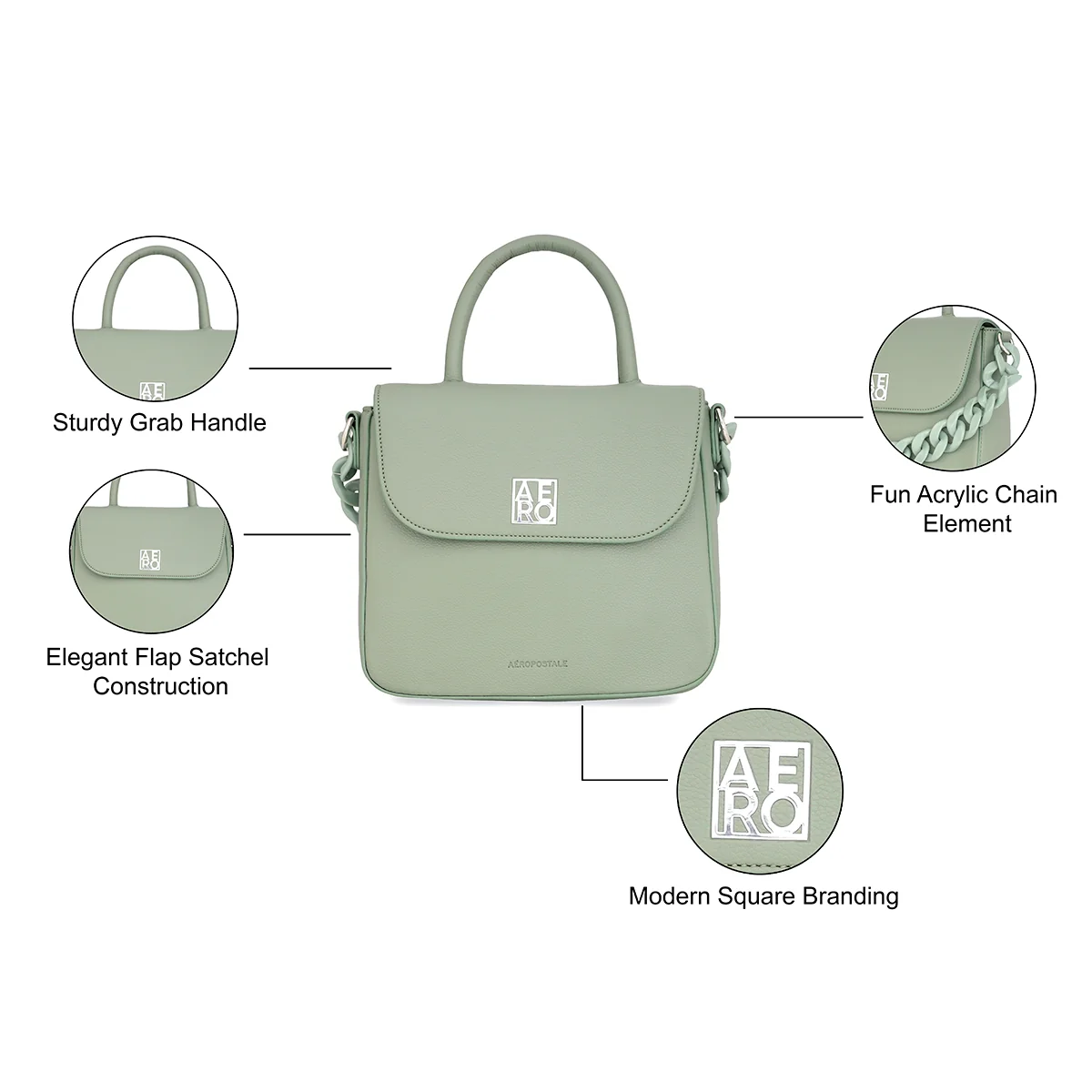 Aeropostale Rena Womens Mini Satchel - Image 4