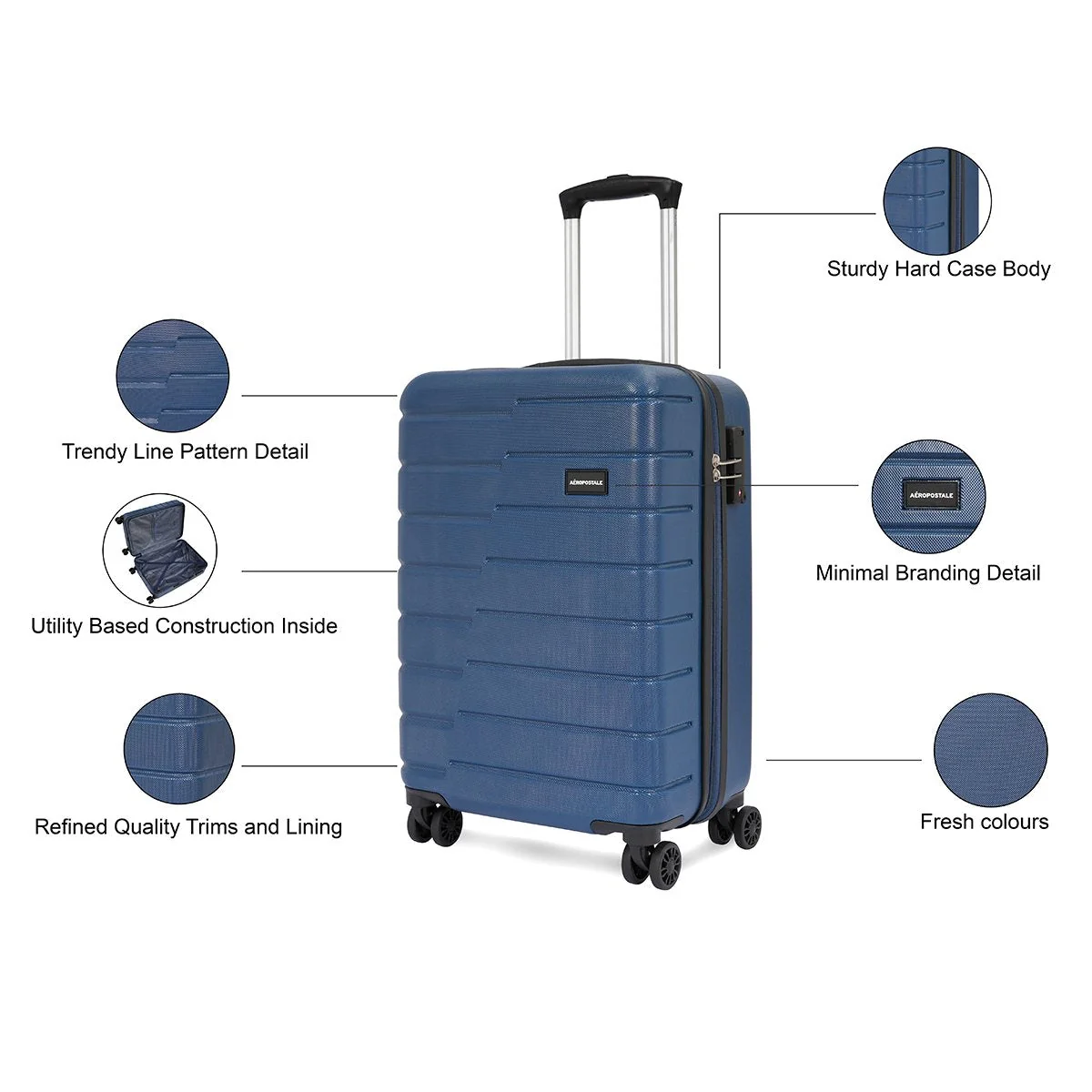 Aeropostale Stout Hard Luggage - Image 5