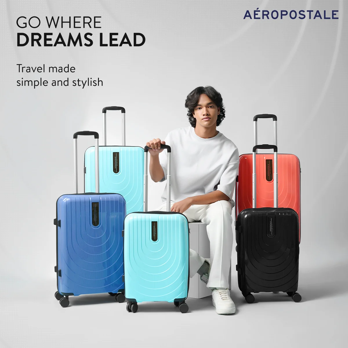 Aeropostale The Curvy Eagle Hard Luggage - Image 4