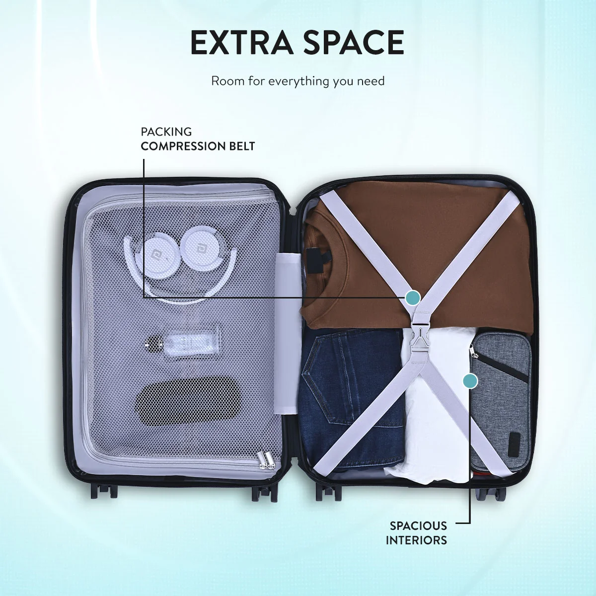 Aeropostale The Curvy Eagle Hard Luggage - Image 14