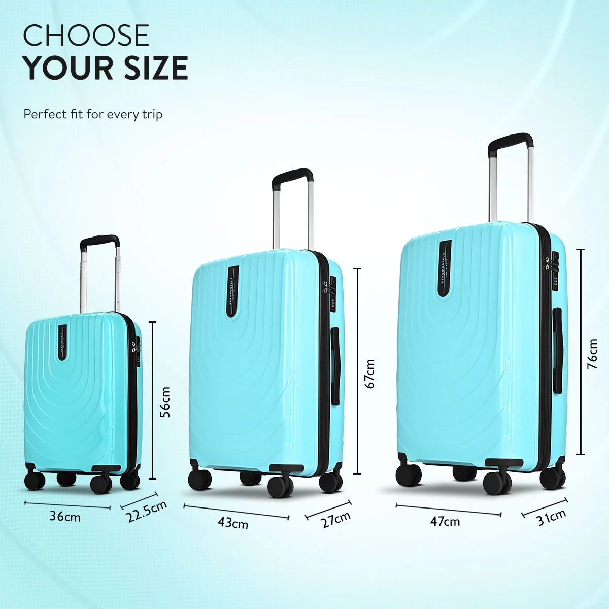Aeropostale The Curvy Eagle Hard Luggage - Image 9