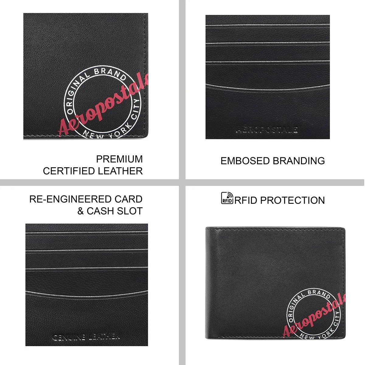 Aeropostale Yakima Men's Slimfold Wallet - Image 8
