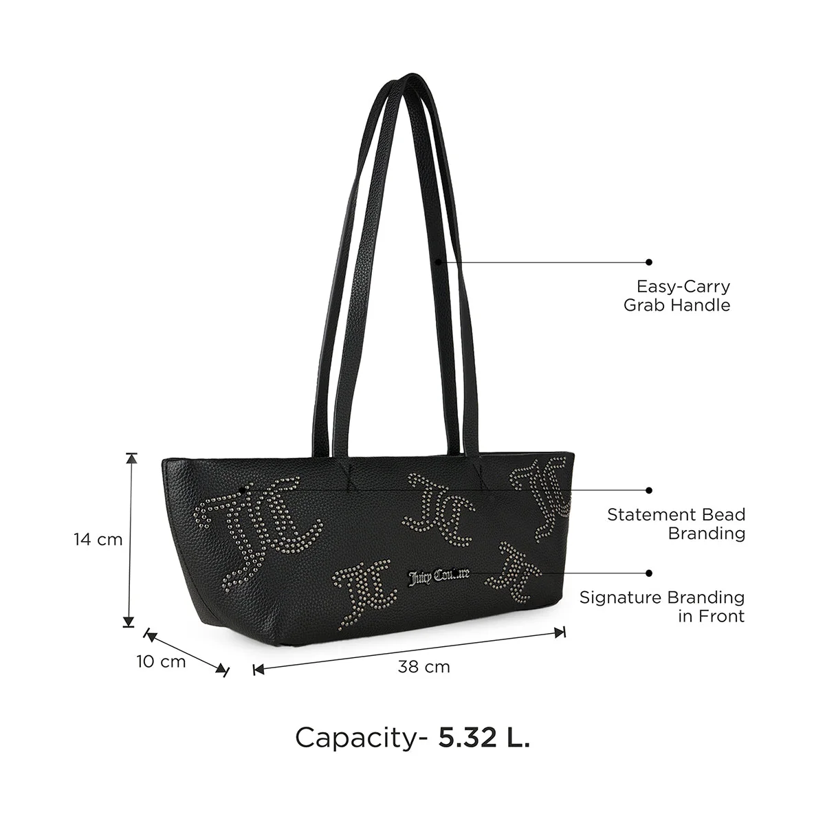 Juicy Couture Ravena Womens Baguette - Image 3