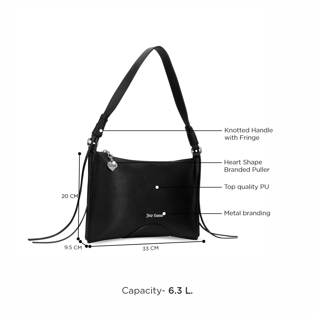 Juicy Couture Whispered Ribbons Women's Hobo - Image 4