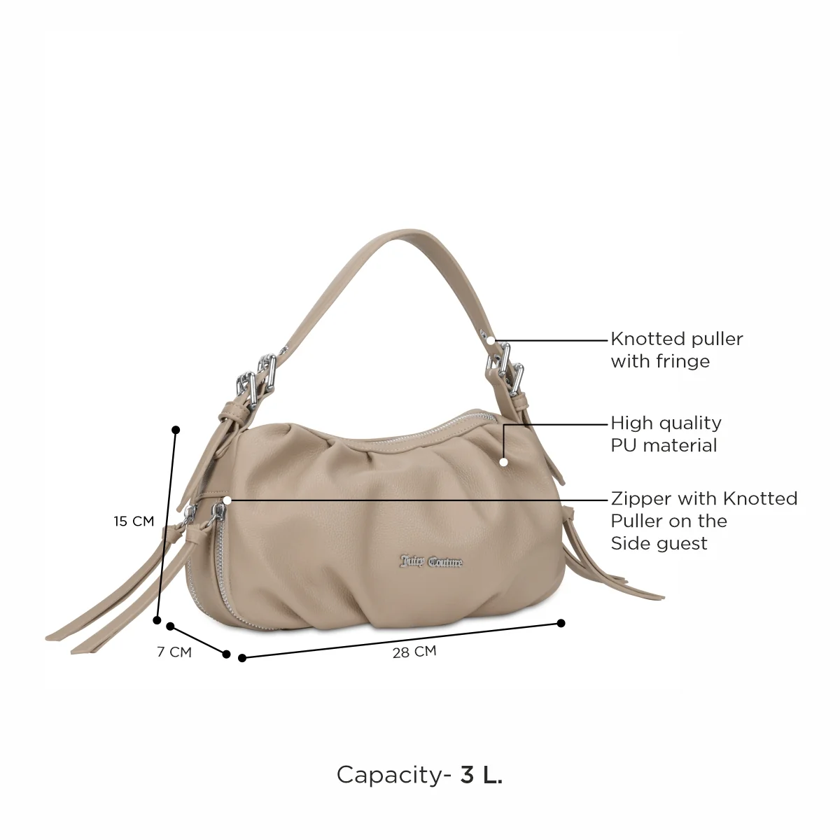 Juicy Couture Whispered Ribbons Women's Shoulder Bag - Image 4