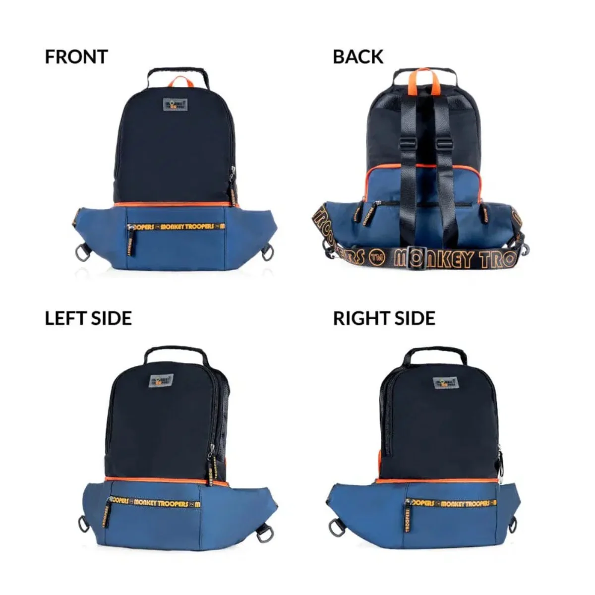 Monkey Troopers Banger Convertible Backpack - Image 7