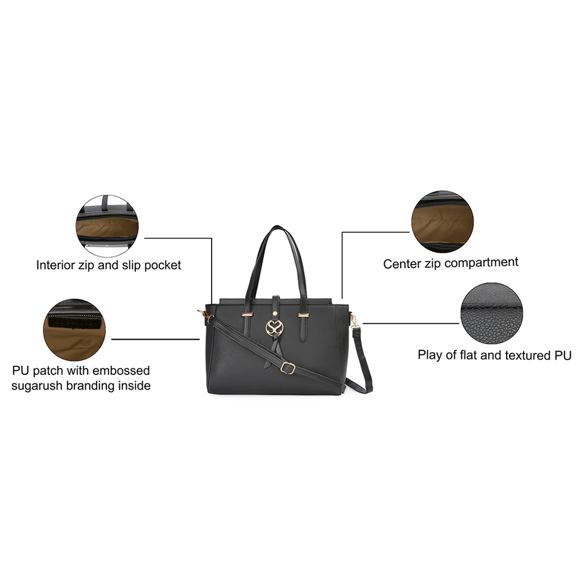 Sugarush Carly Women's Satchel - Image 4