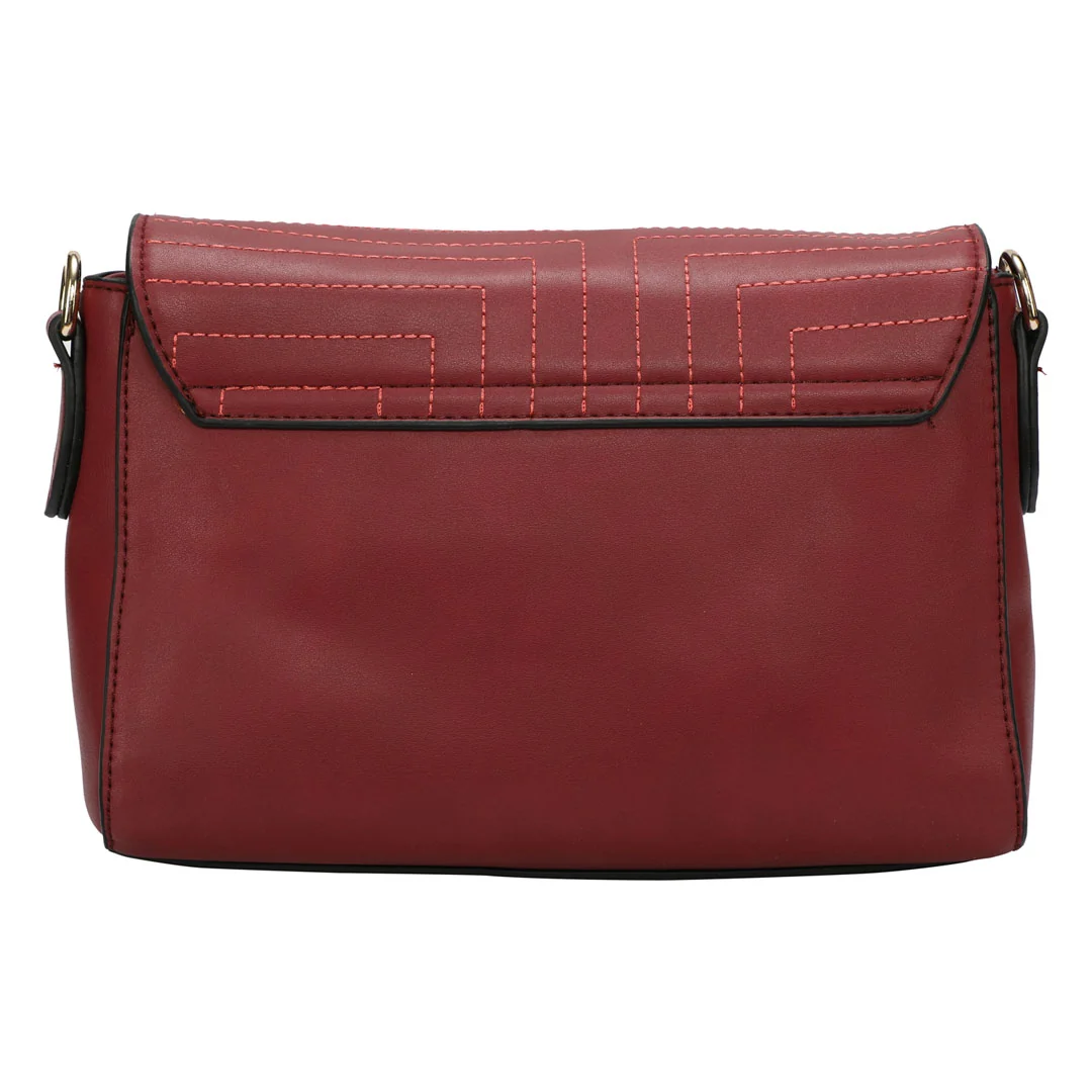 Sugarush Cyprus Women's Vegan Leather Sling Bag - Image 3