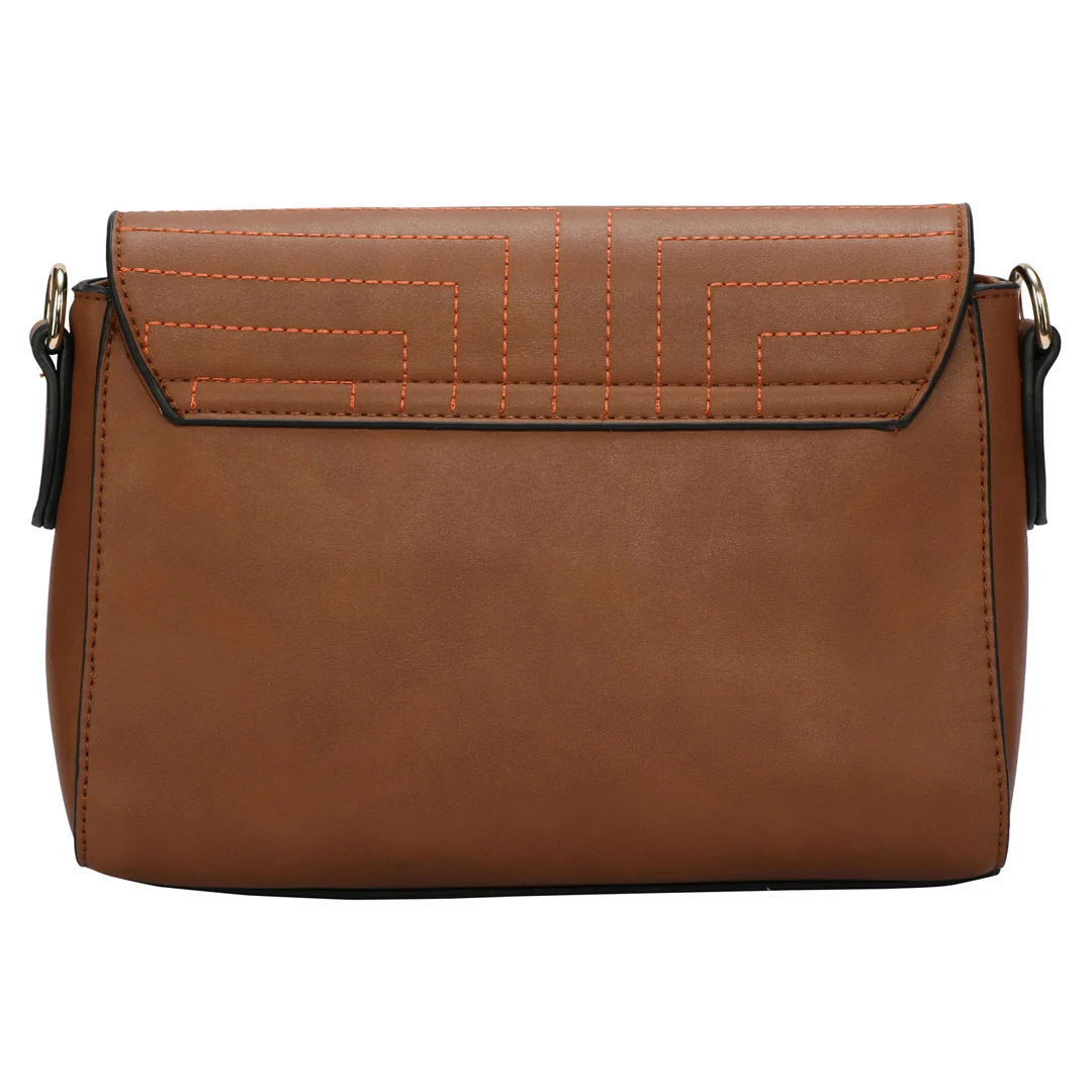 Sugarush Cyprus Women's Vegan Leather Sling Bag - Image 9