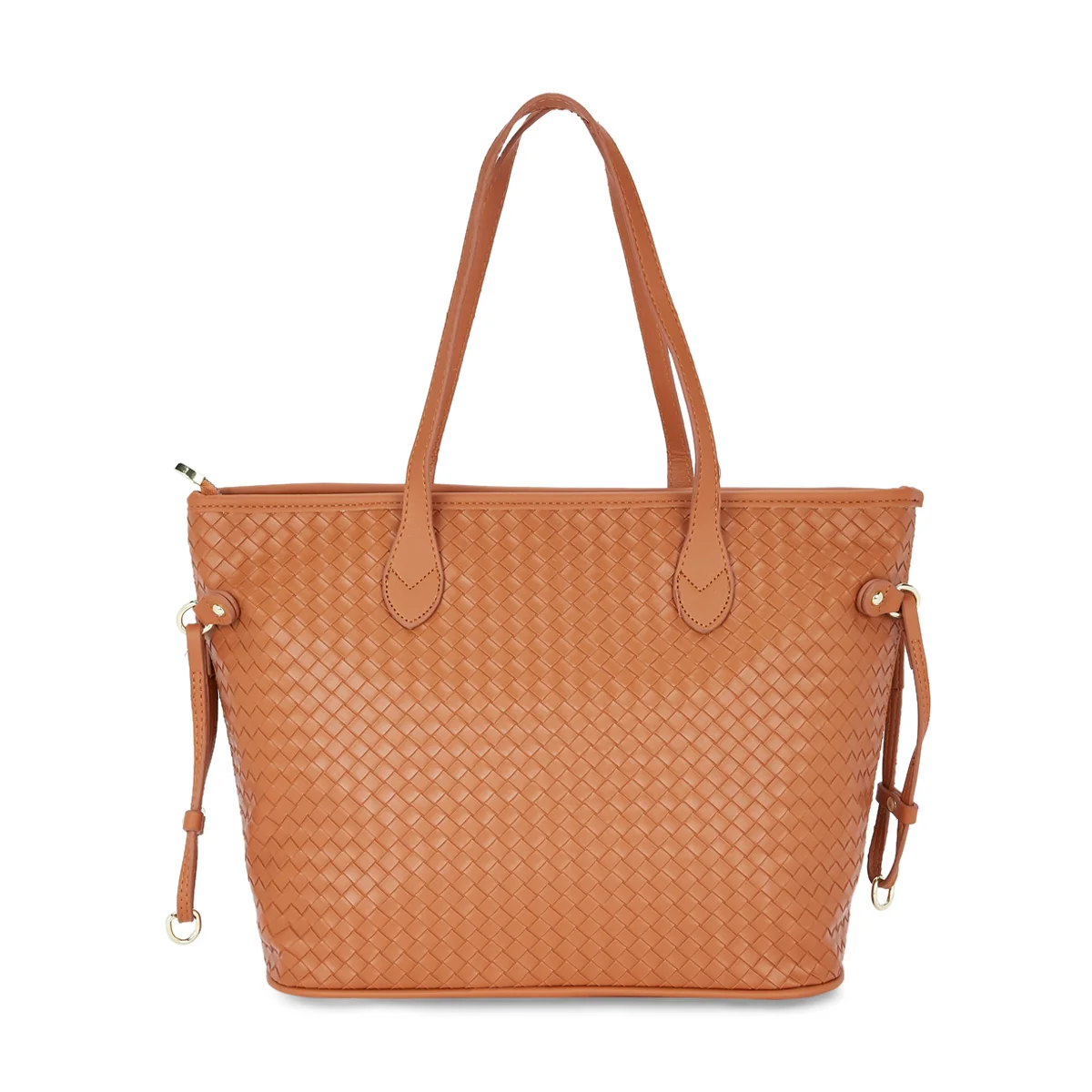 Sugarush Giselle Women's Vegan Leather Weaved Tote Bag - Image 3