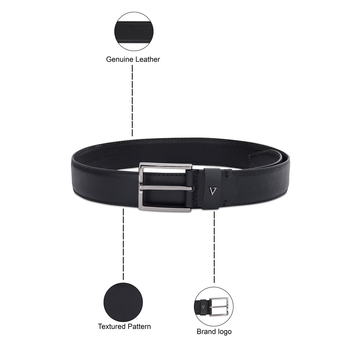 The Vertical Chania Men's Non Reversible Belt - Image 4
