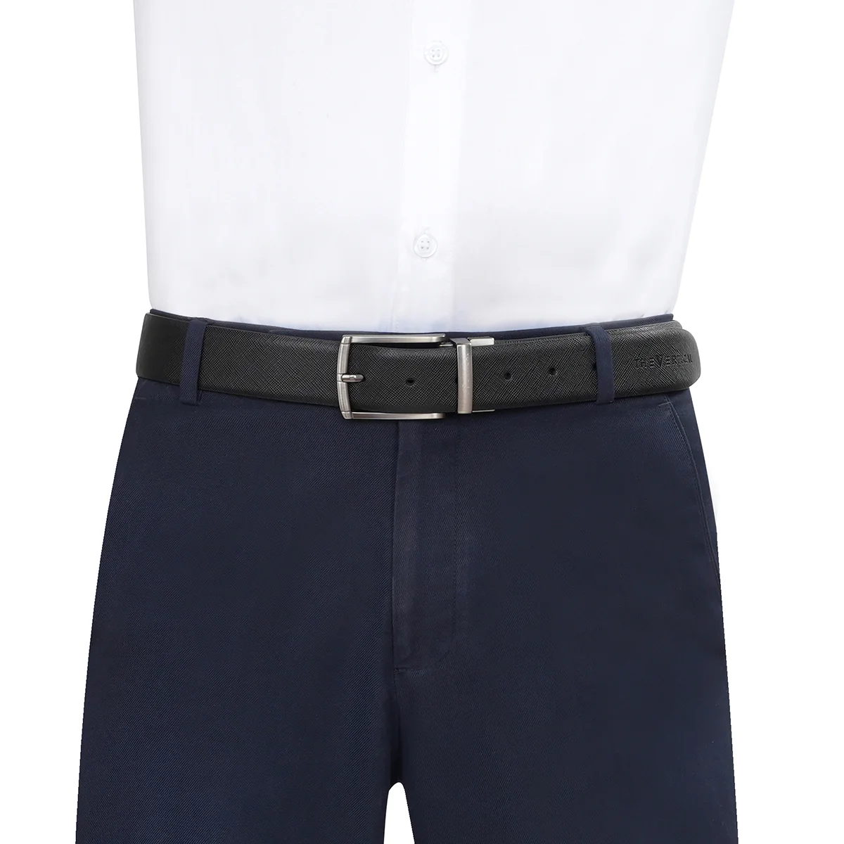 The Vertical Patras Men's Reversible Belt - Image 7