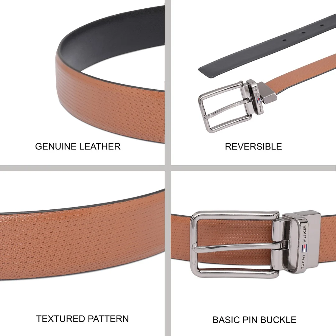 Tommy Hilfiger Allmans Men's Reversible Belt - Image 4