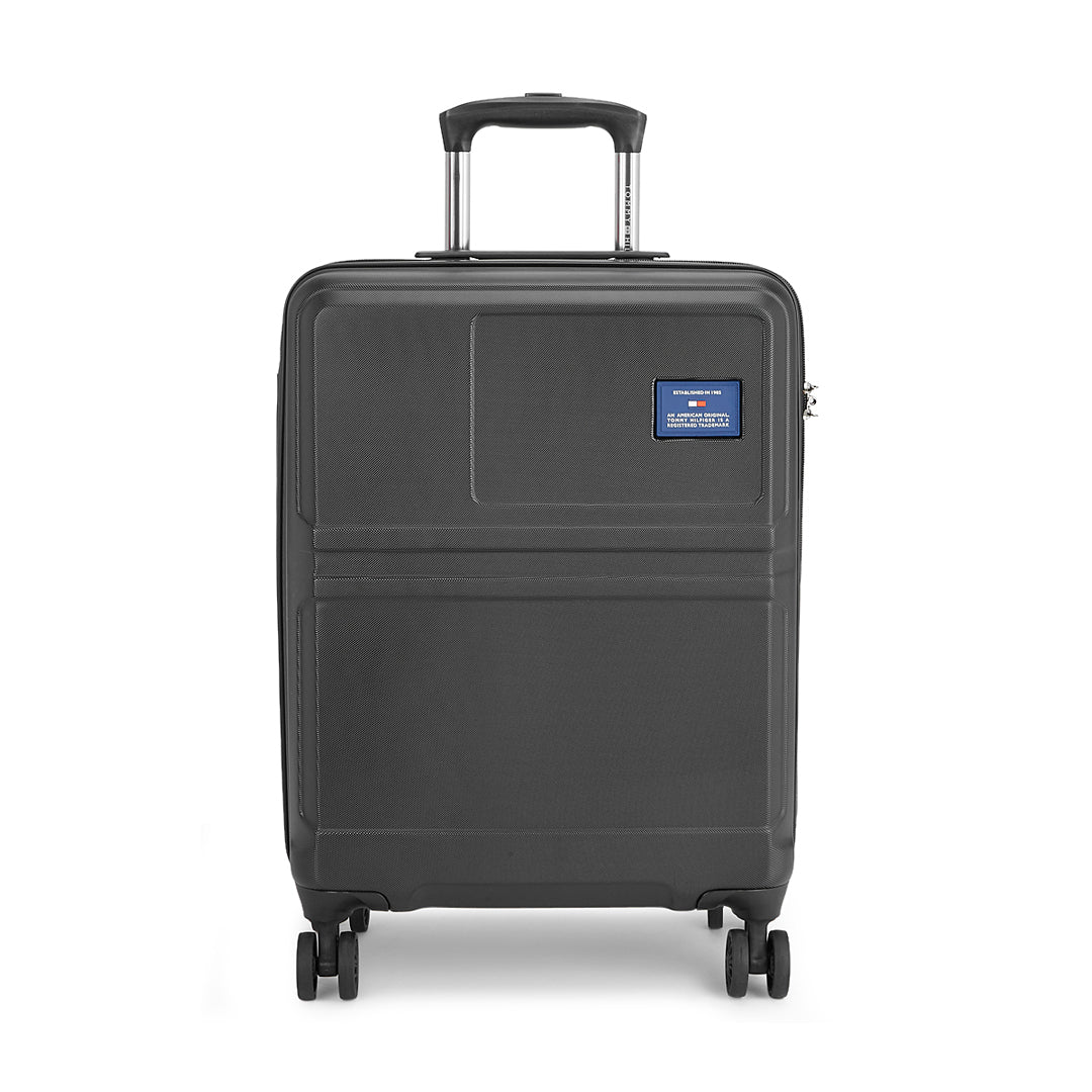 Tommy Hilfiger Alpha Hard Luggage Set of 2 Black (Mid + Cargo) - Image 3