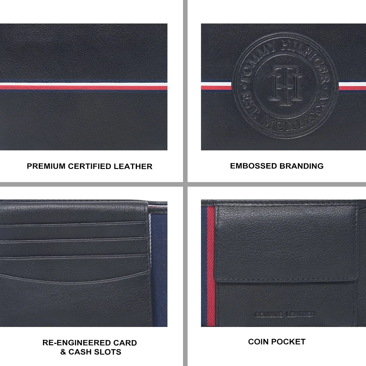 Tommy Hilfiger Alsek Men's Multicard Coin Wallet - Image 7