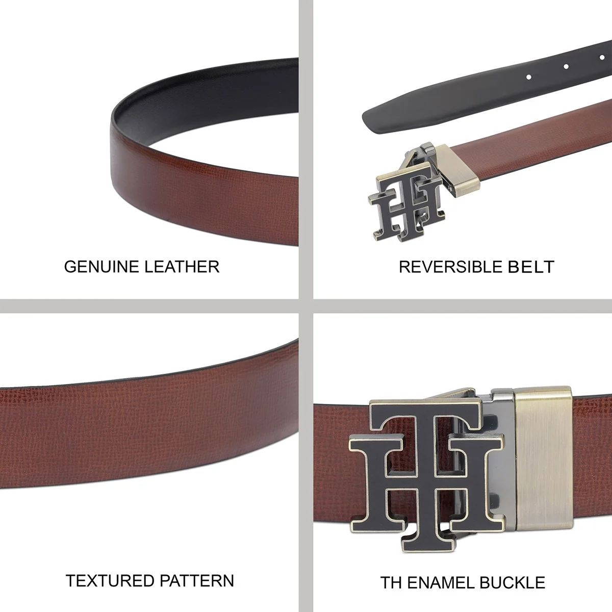 Tommy Hilfiger Andros Men's Reversible Belt - Image 4