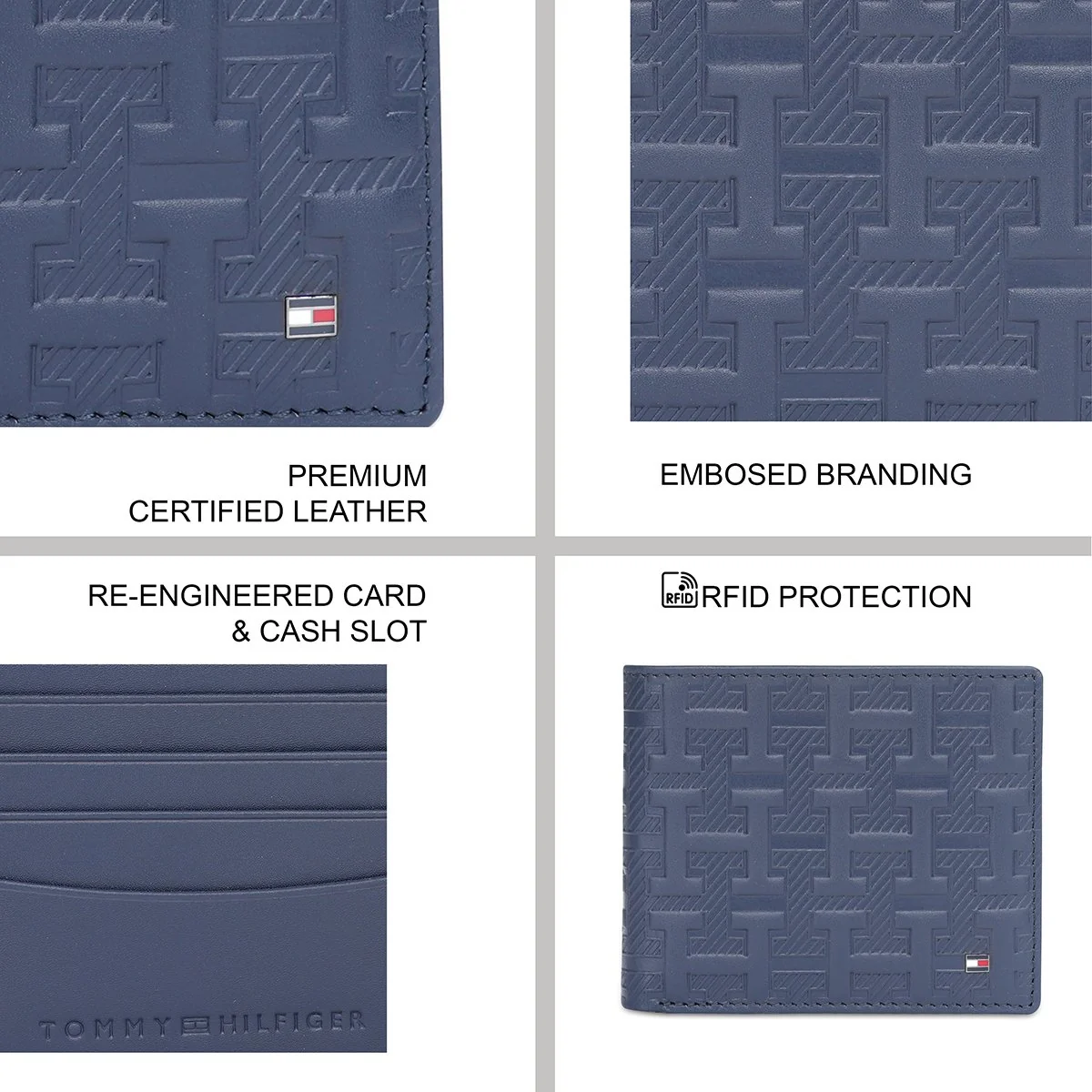 Tommy Hilfiger Antrin Men's Slimfold Wallet - Image 4