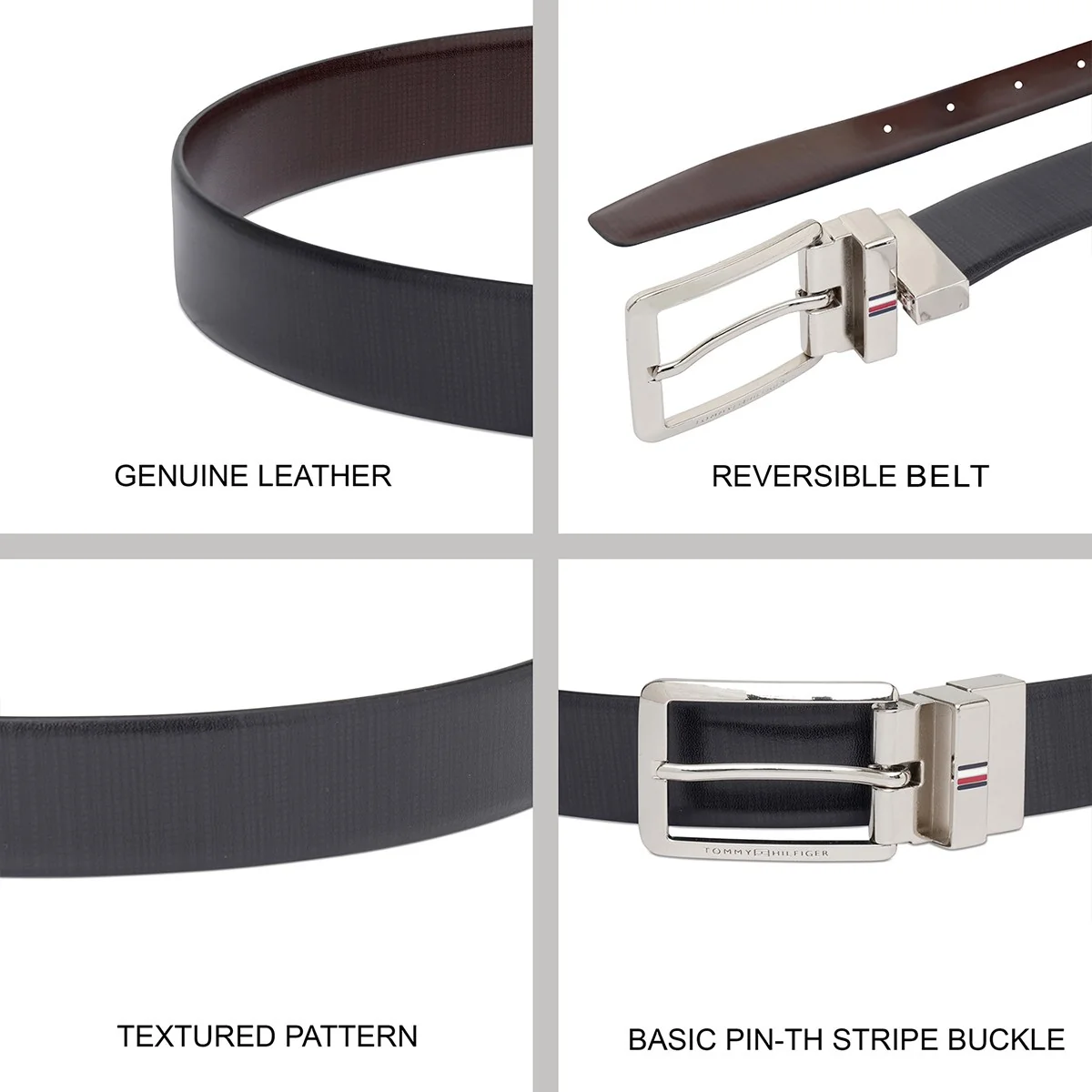 Tommy Hilfiger Aruba Men's Reversible Belt - Image 4