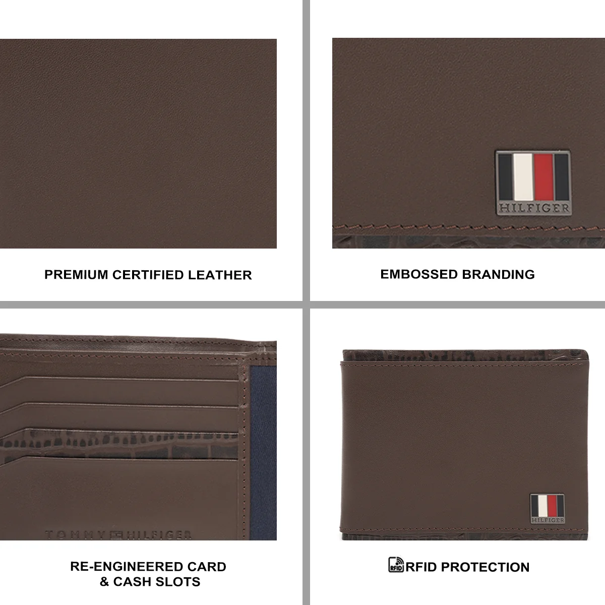 Tommy Hilfiger Babine Men's Slimfold Wallet - Image 6