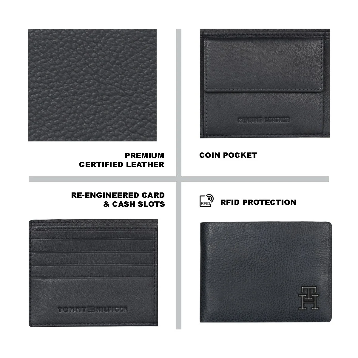 Tommy Hilfiger Barca Men's Global Coin Wallet - Image 8