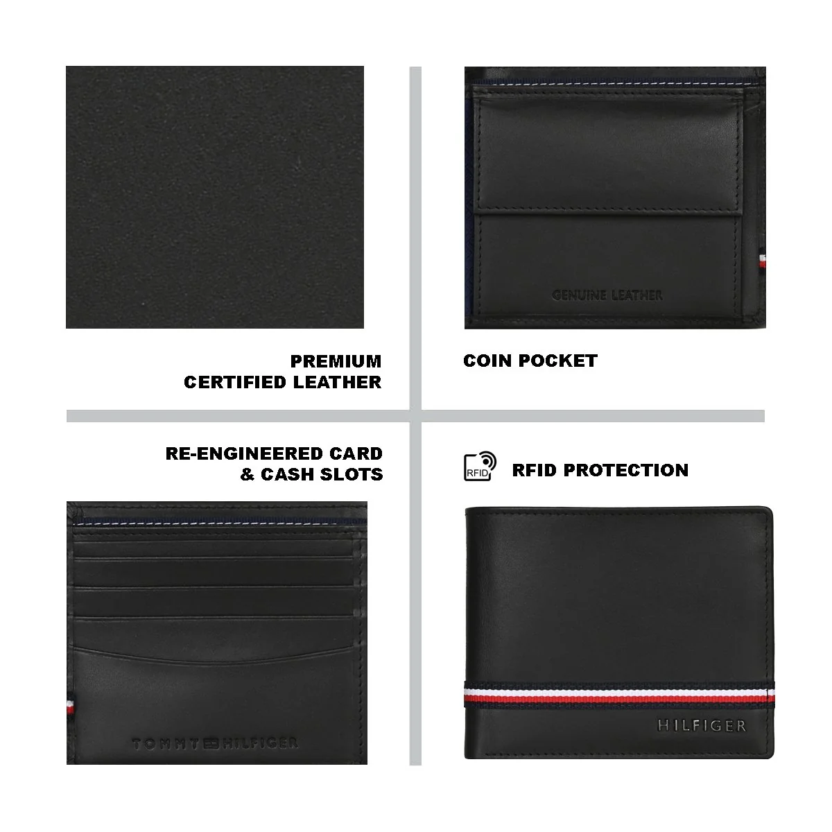 Tommy Hilfiger Basco Men's Global Coin Wallet - Image 8