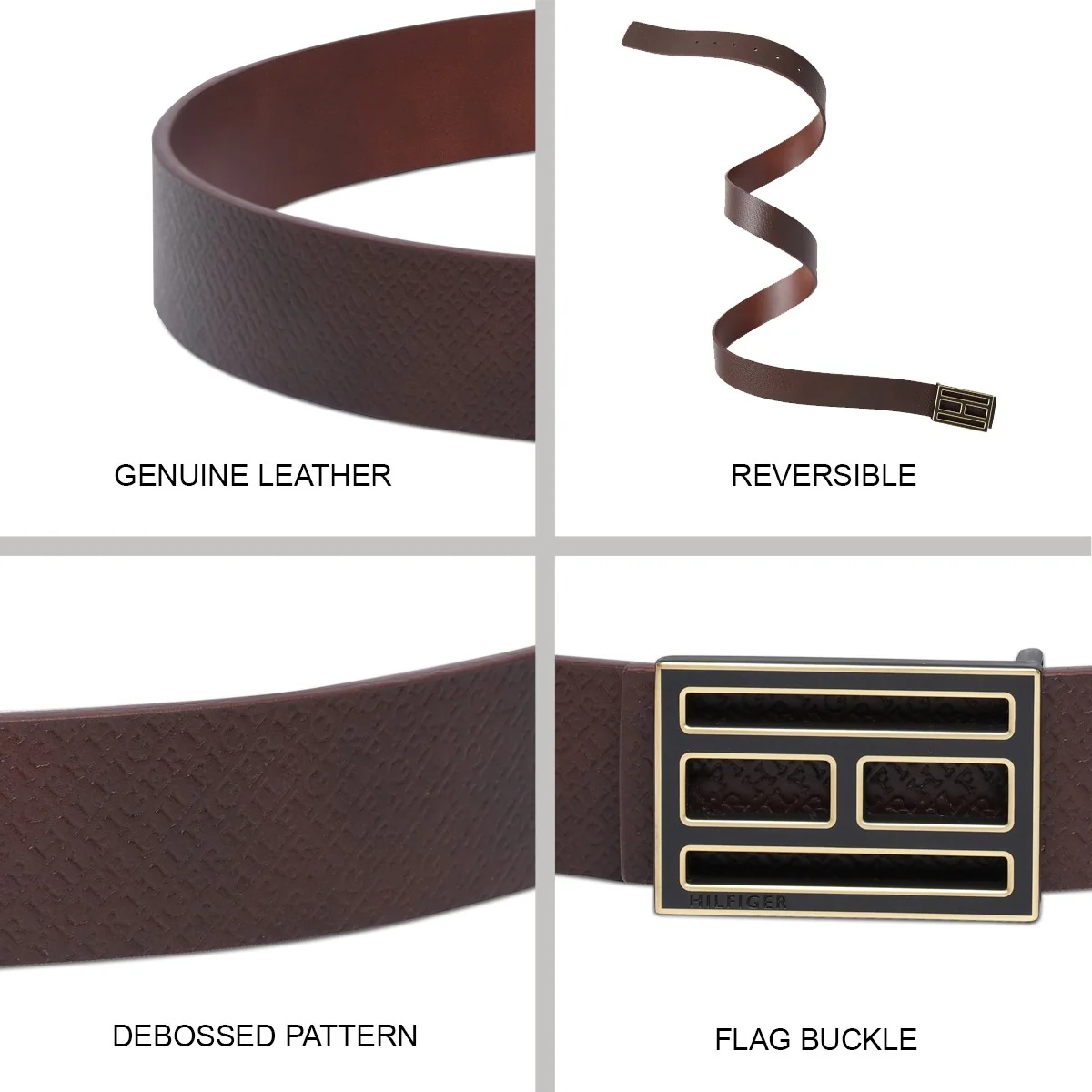 Tommy Hilfiger Baxters Men's Reversible Belt - Image 4