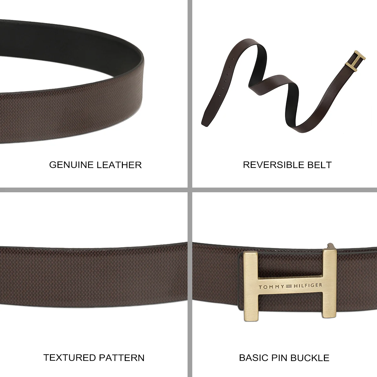 Tommy Hilfiger Belair Men's Reversible Belt - Image 7