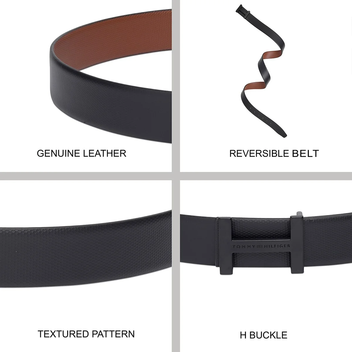 Tommy Hilfiger Belize Men's Reversible Belt - Image 4
