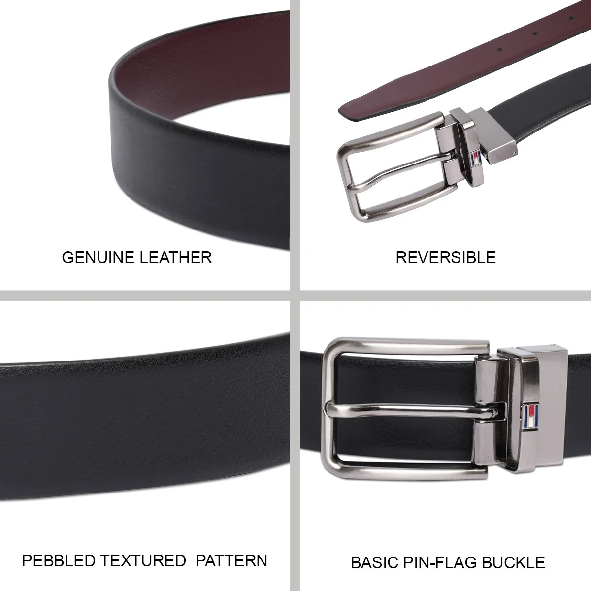 Tommy Hilfiger Belmopan Men's Reversible Belt - Image 4
