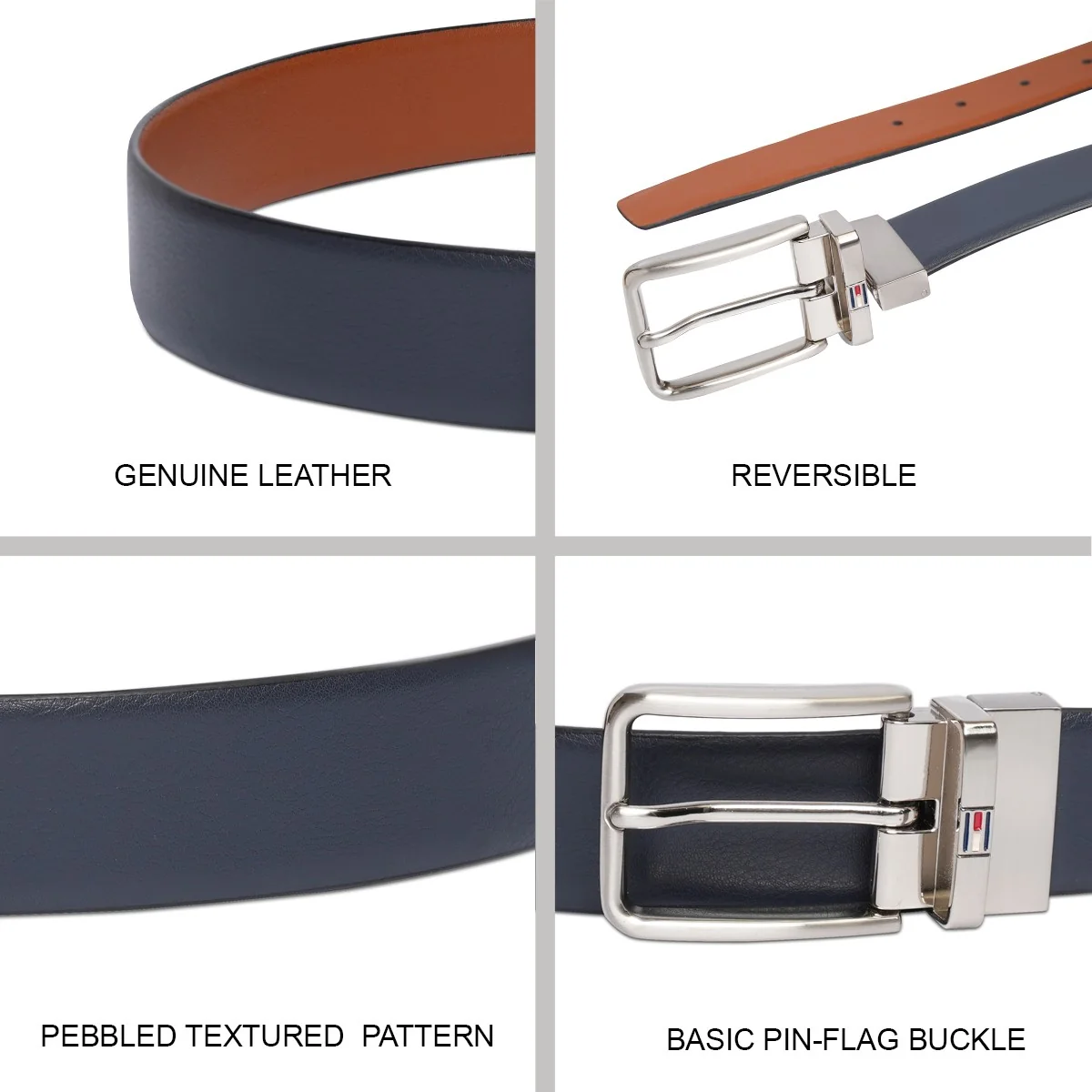 Tommy Hilfiger Belmopan Men's Reversible Belt - Image 4