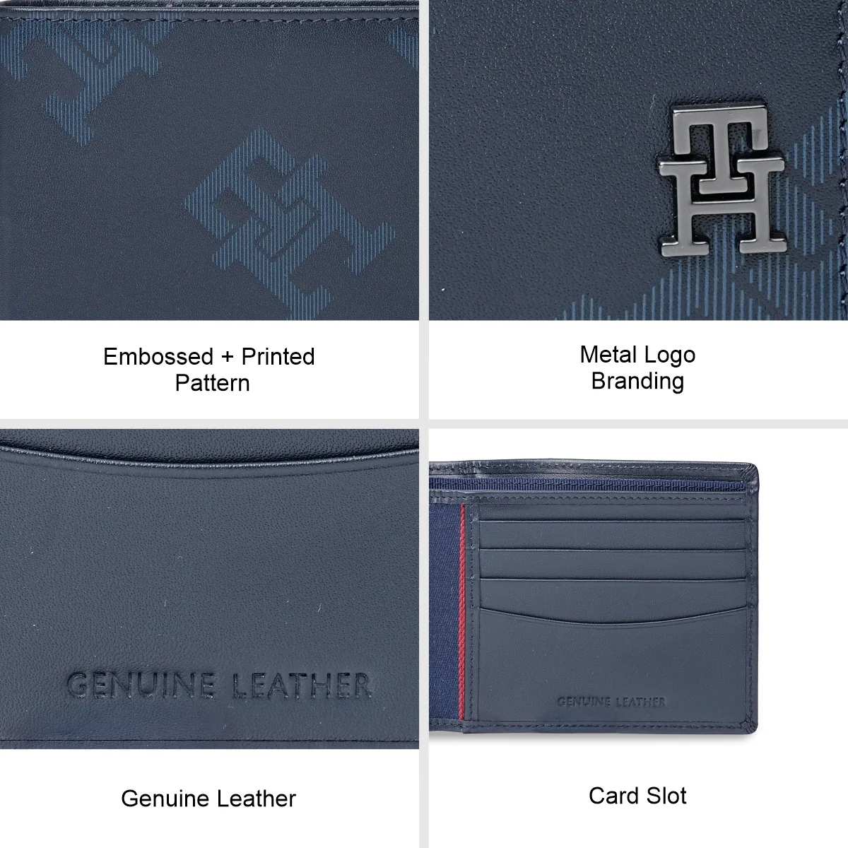 Tommy Hilfiger Branco Men's Slimfold Wallet - Image 7
