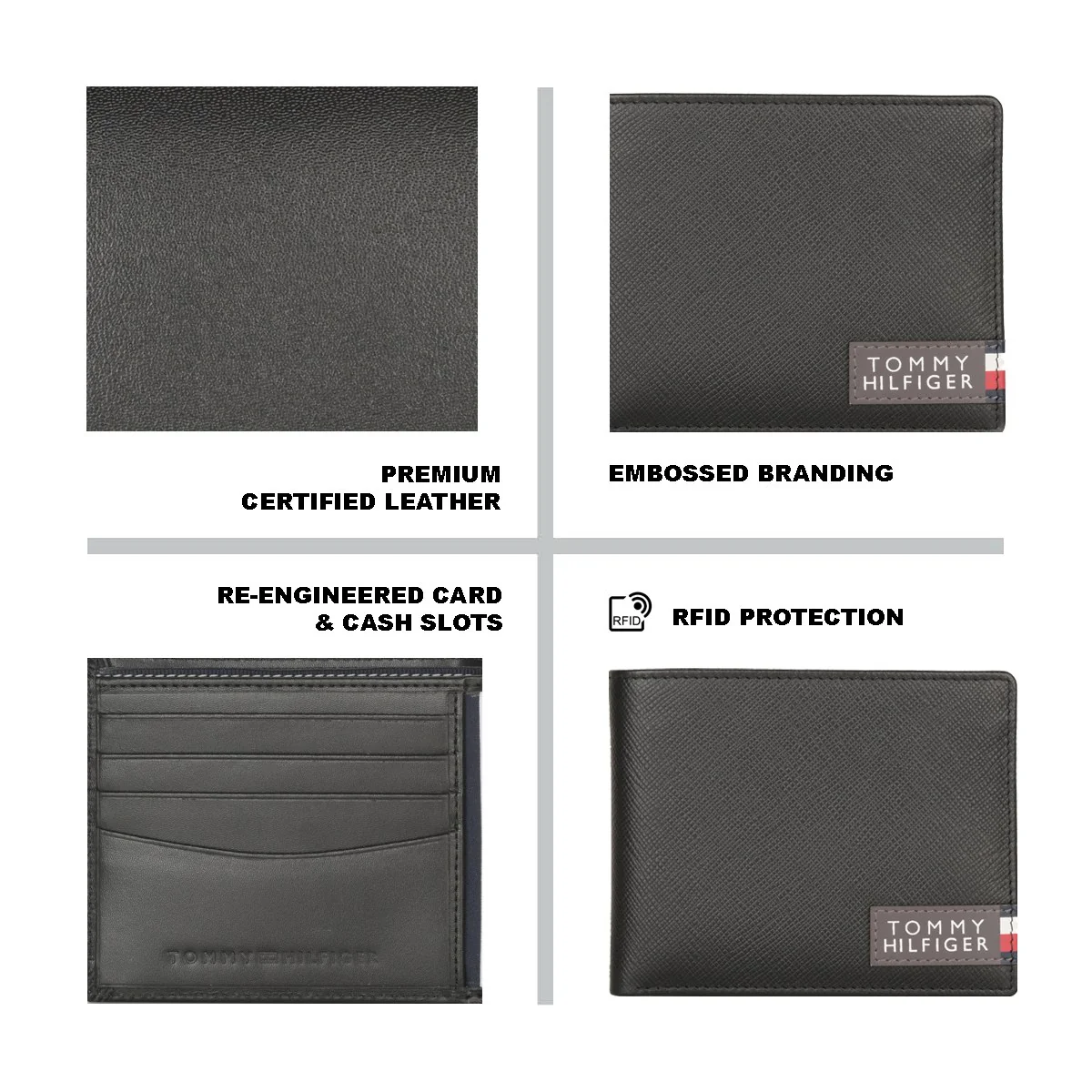 Tommy Hilfiger Brant Men's Passcase Wallet - Image 8