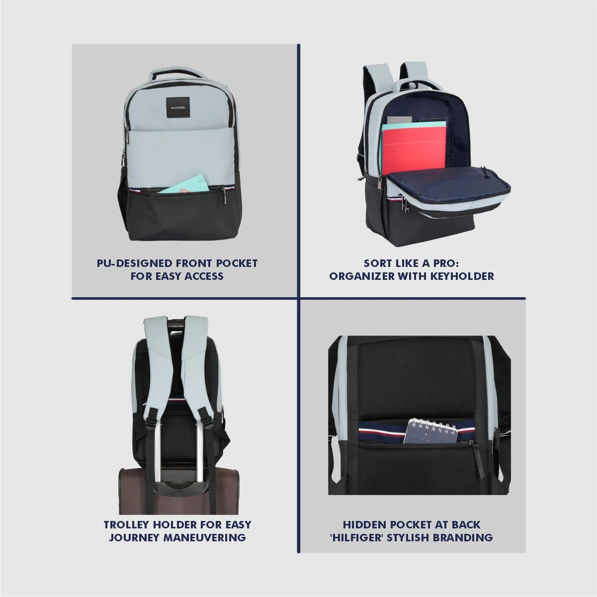 Tommy Hilfiger Britney Laptop Backpack - Image 6
