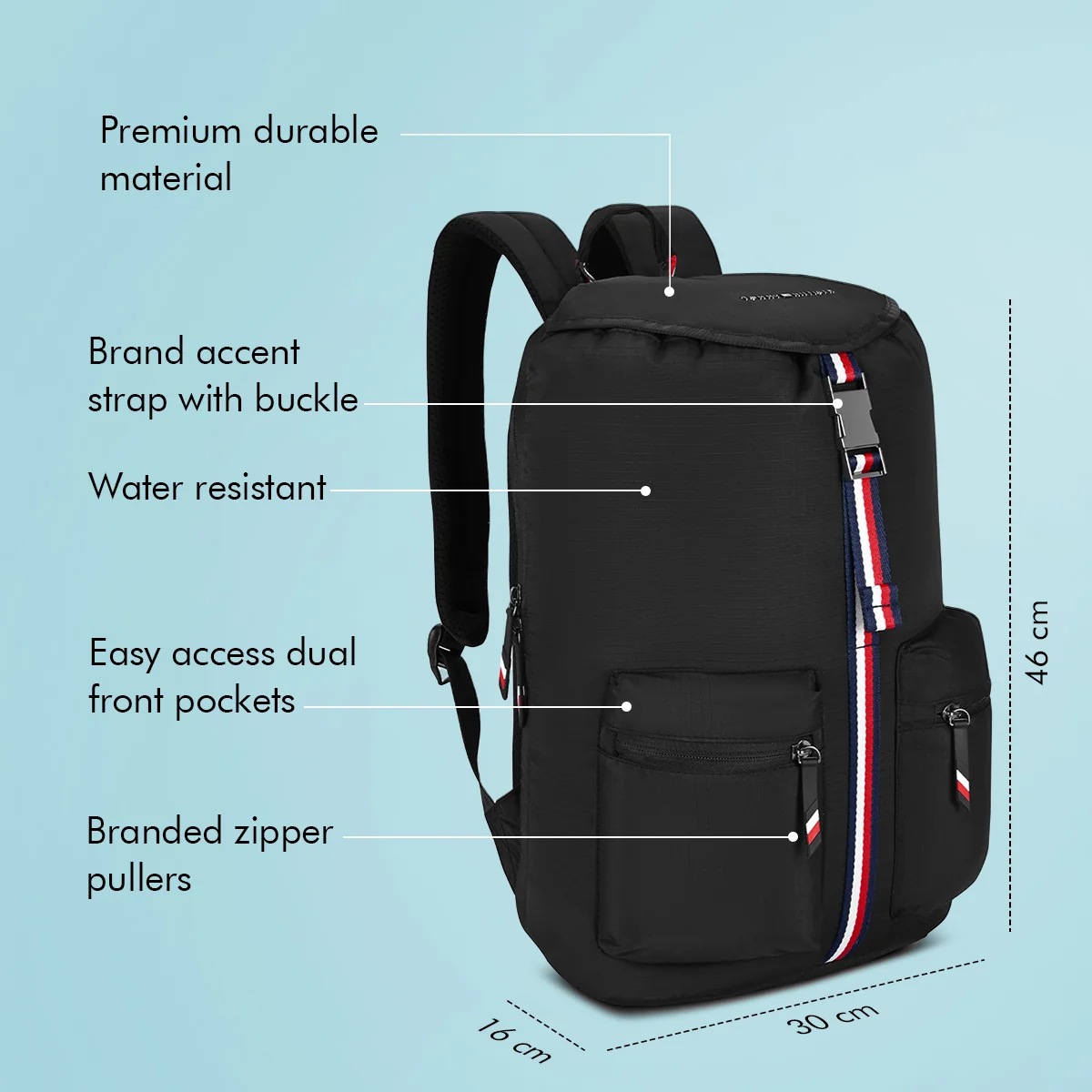 Tommy Hilfiger Brogan Laptop Backpack - Image 3