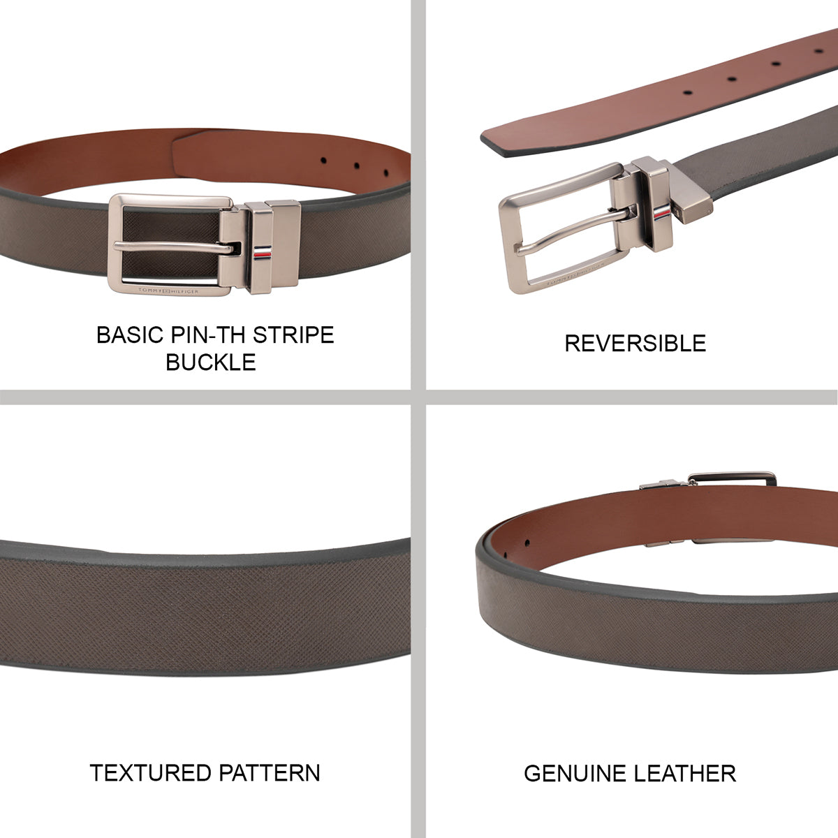 Tommy Hilfiger Brooklet Men's Reversible Belt - Image 7