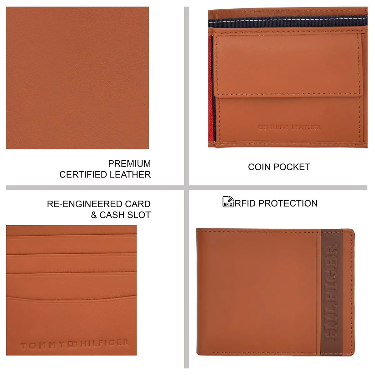 Tommy Hilfiger Bruce Men's Global Coin Wallet - Image 7