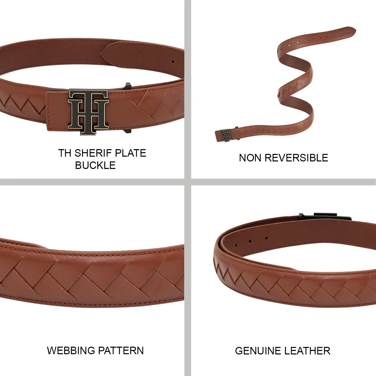 Tommy Hilfiger Buford Men's Non Reversible Belt - Image 6