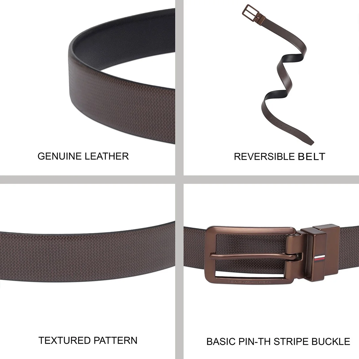 Tommy Hilfiger Canewood Men's Reversible Belt - Image 4
