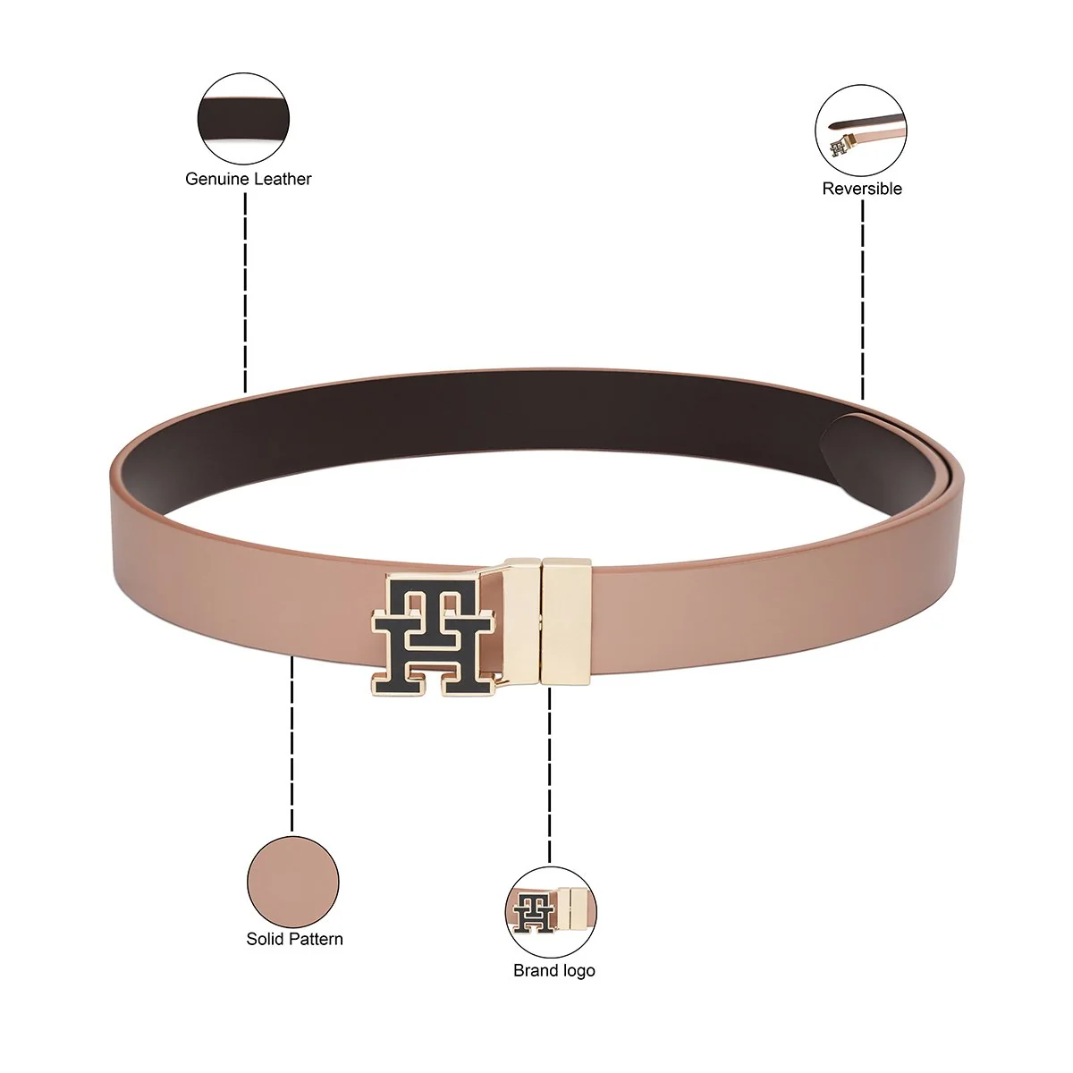Tommy Hilfiger Cynus Women's Reversible Belt - Image 4