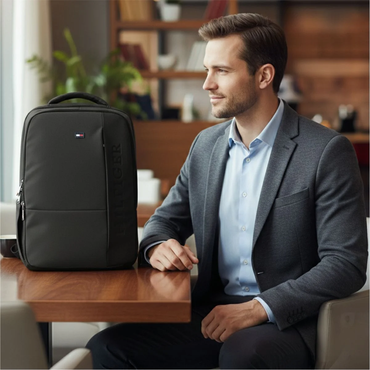 Tommy Hilfiger Cyrus Laptop Backpack - Image 6
