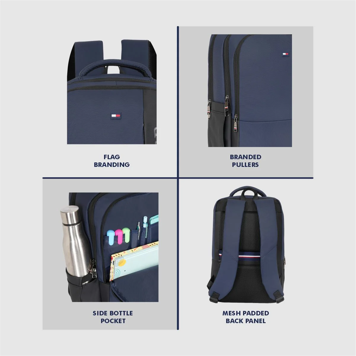 Tommy Hilfiger Cyrus Laptop Backpack - Image 4