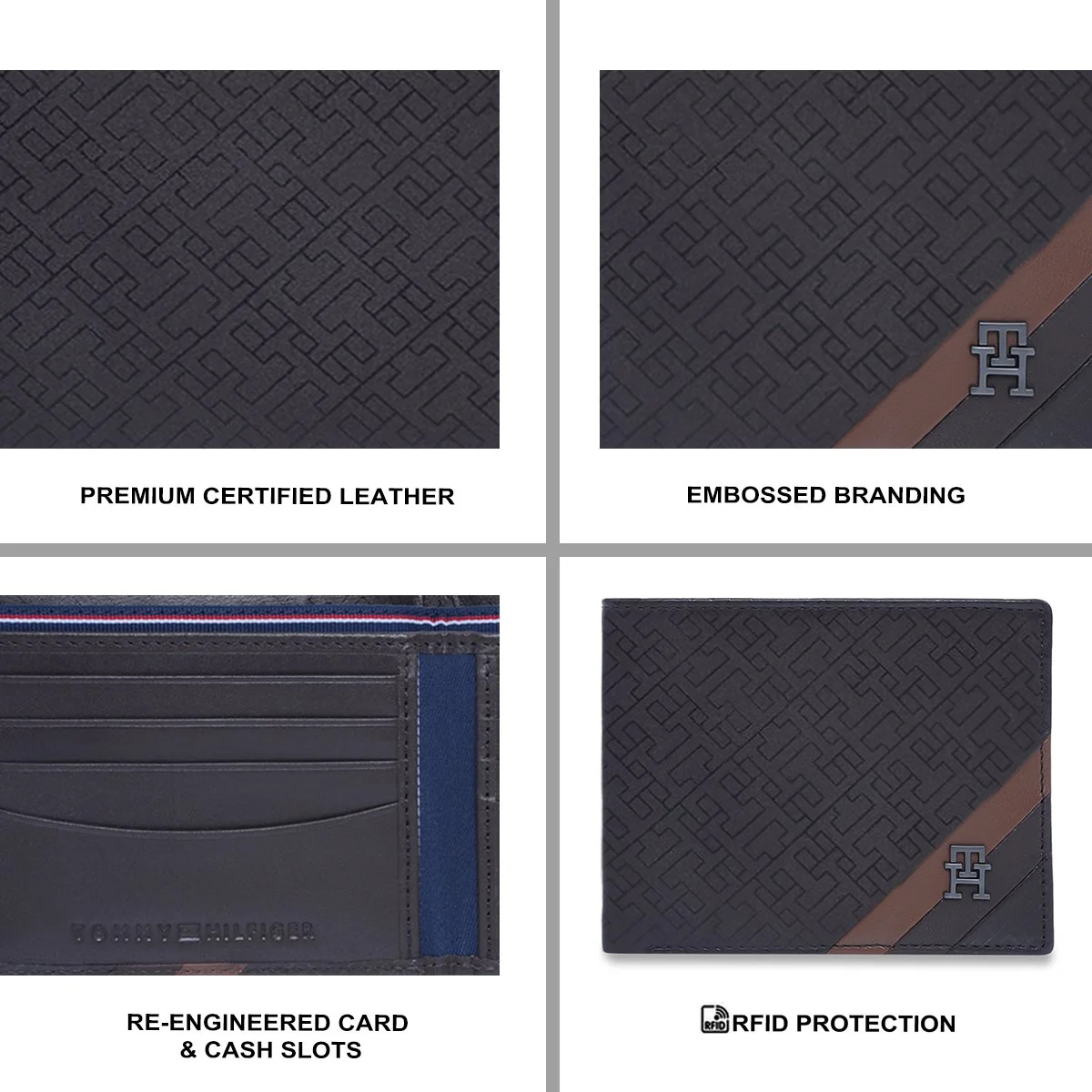 Tommy Hilfiger Deleware Men's Slimfold Wallet - Image 7