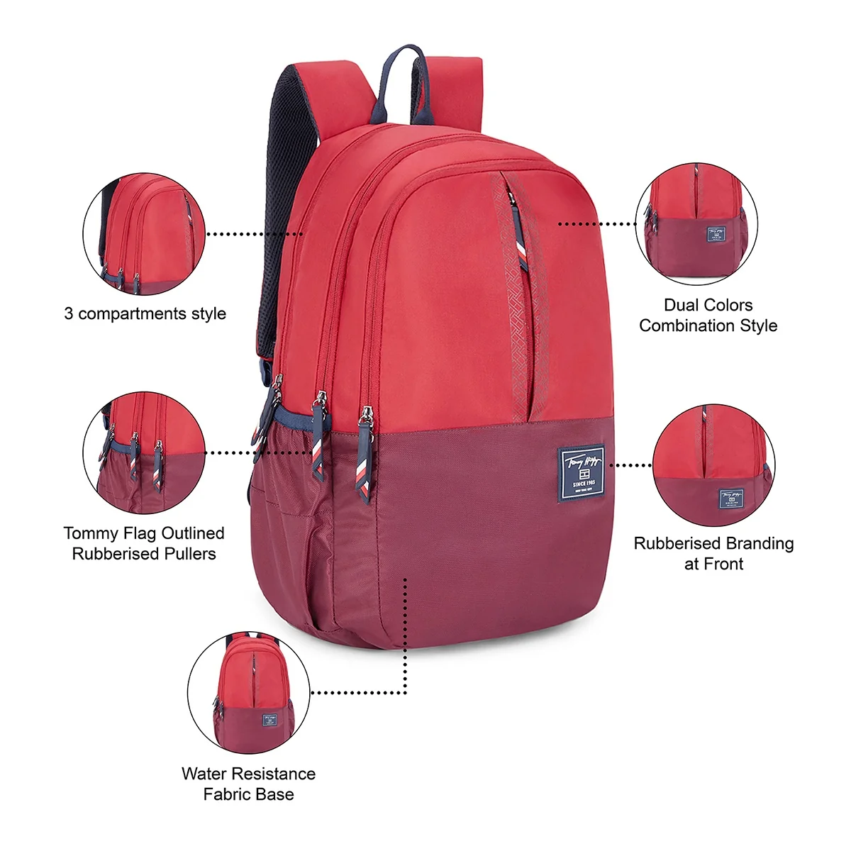 Tommy Hilfiger Donte Laptop Backpack - Image 6