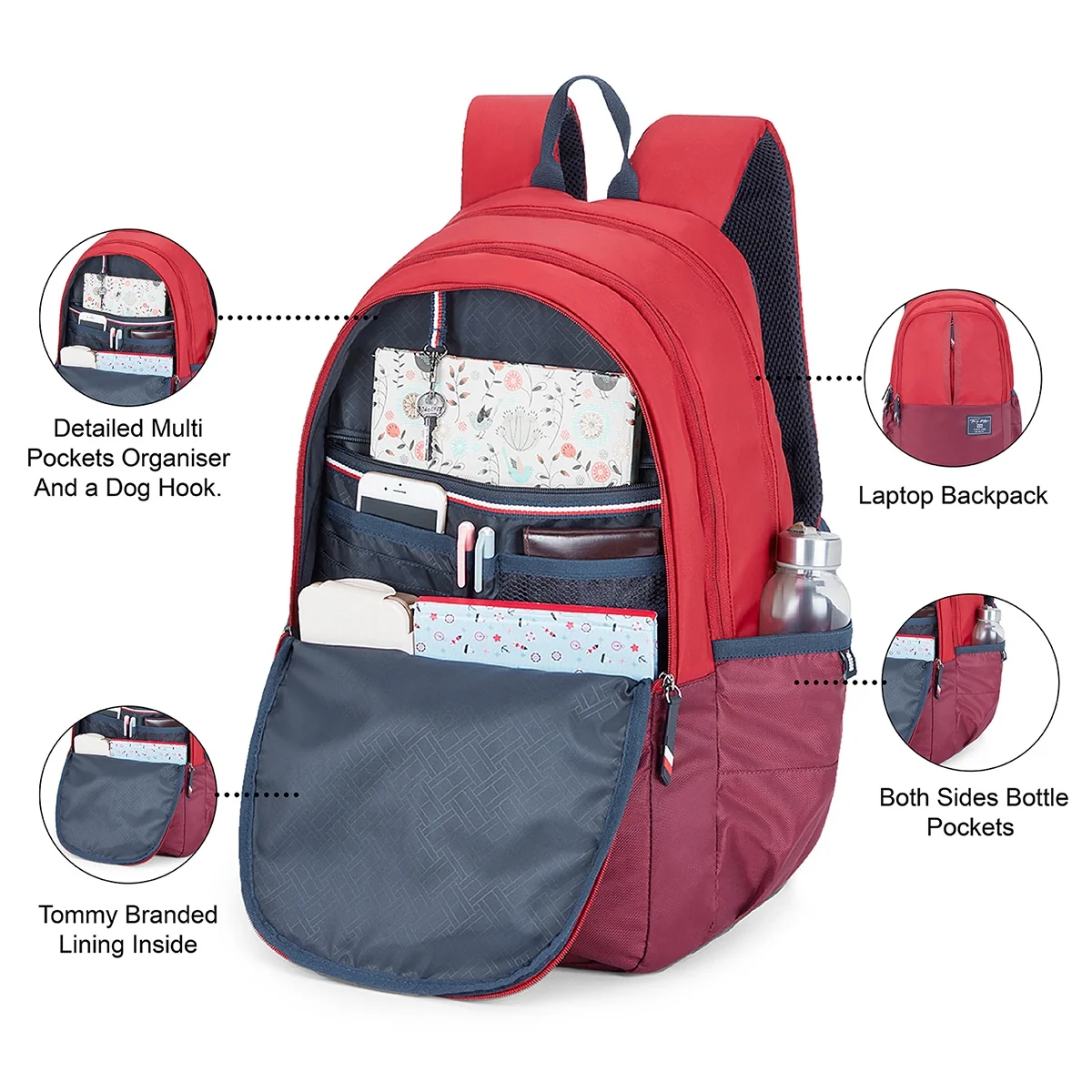 Tommy Hilfiger Donte Laptop Backpack - Image 7