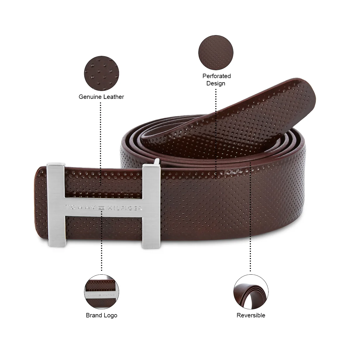 Tommy Hilfiger Enfield Men's Non Reversible Belt - Image 4