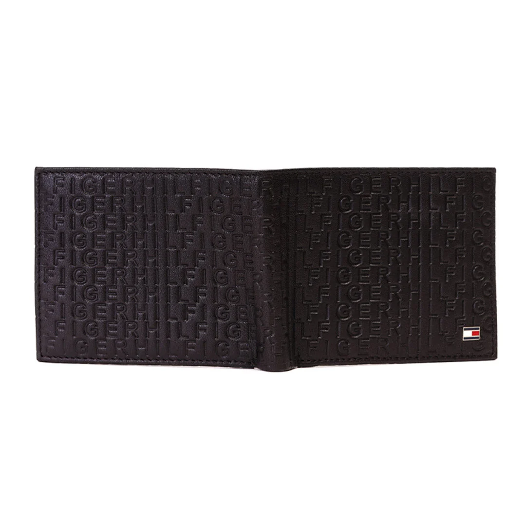 Tommy Hilfiger Erik Embossed Men's Leather Global Coin Wallet - Image 12